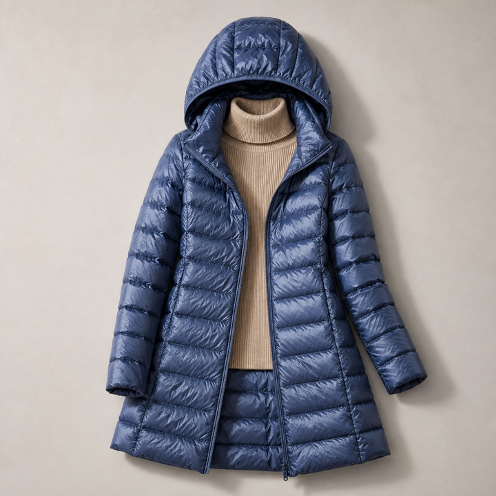 Veste légère à capuche amovible – Bleu