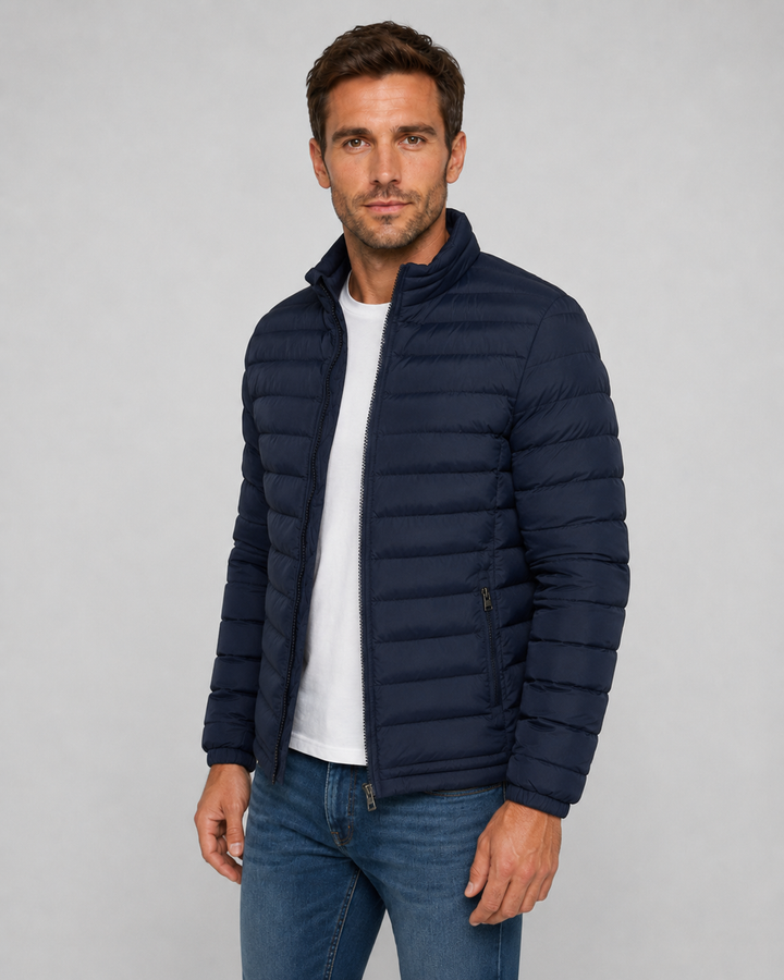 Veste Légère à Col Montant