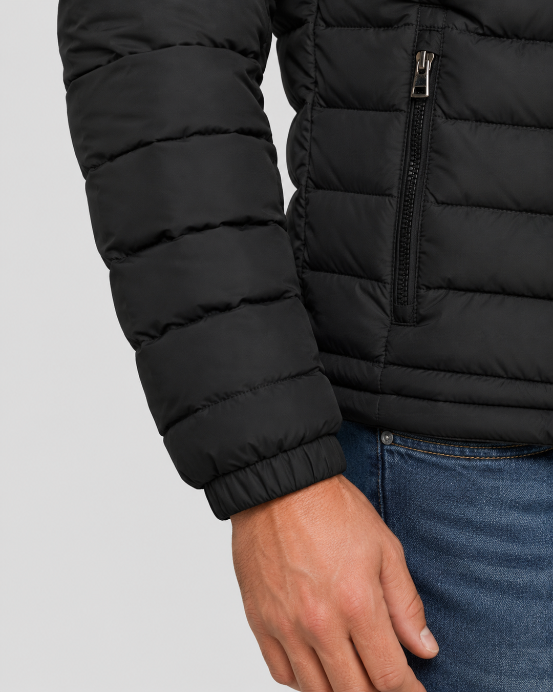 Veste Légère à Col Montant