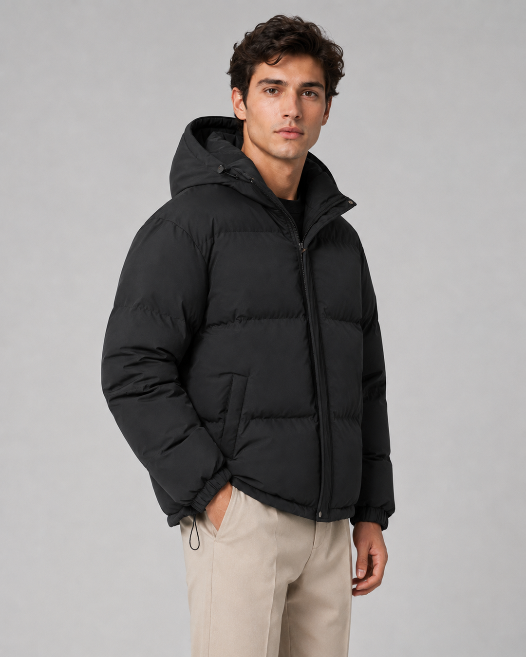 Veste Matelassée à Capuche