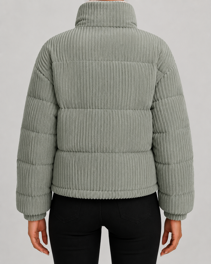 Veste Matelassée à Col Cheminée