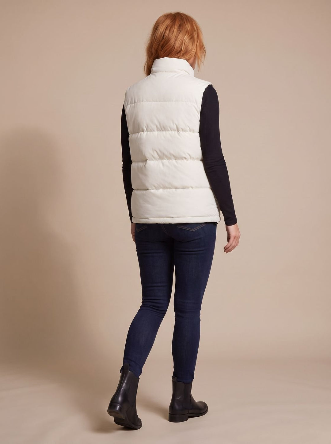 Veste Matelassée à Col Montant
