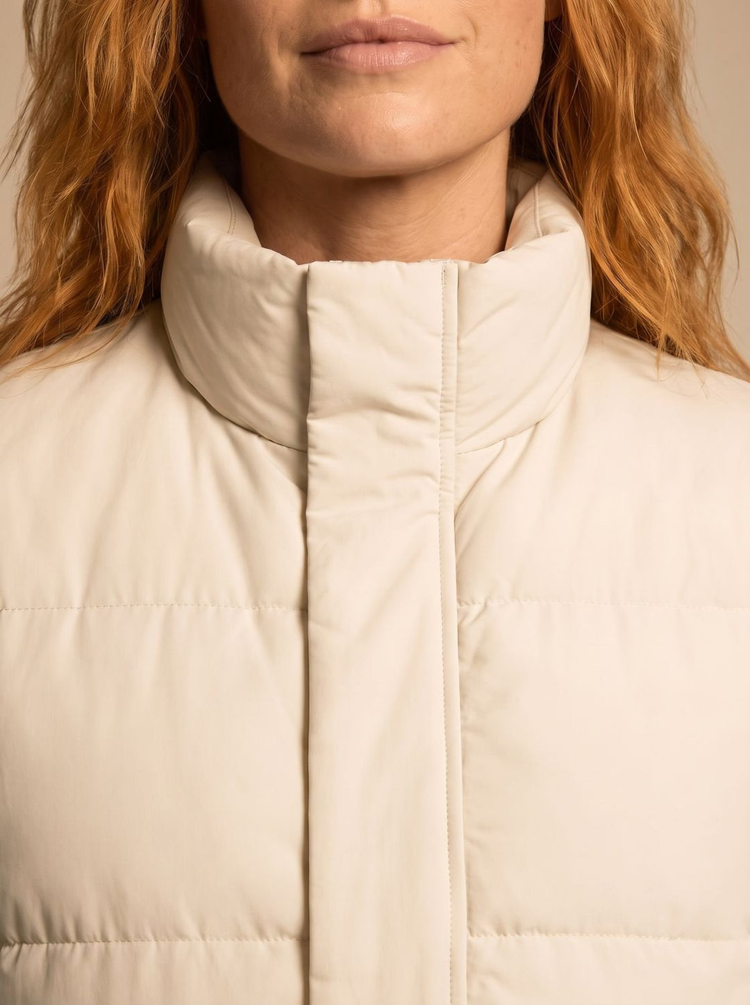 Veste Matelassée à Col Montant