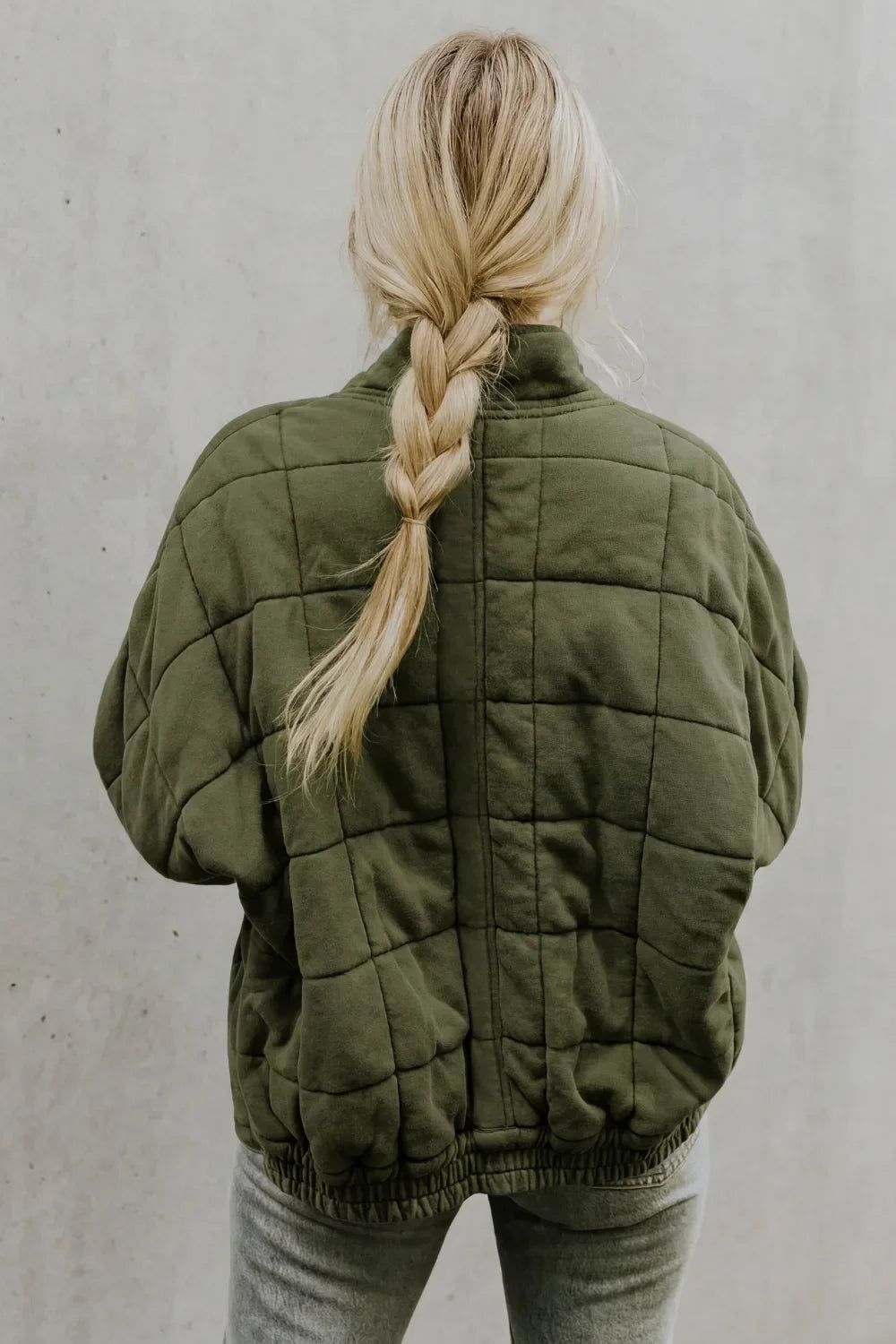 Veste Matelassée Col Rond