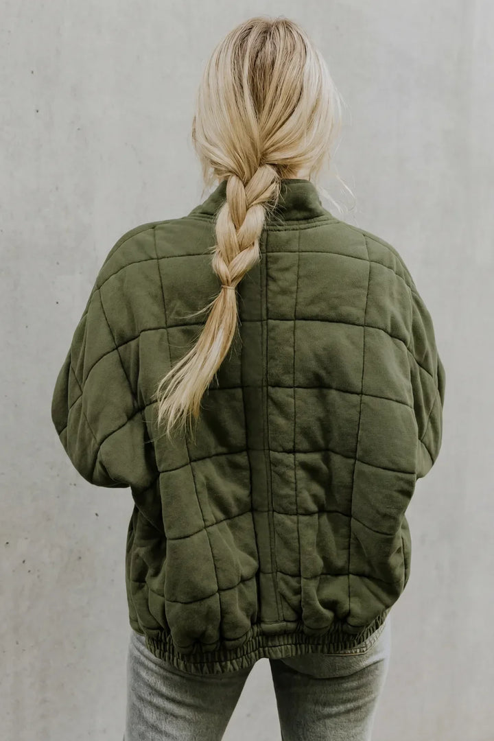 Veste Matelassée Col Rond
