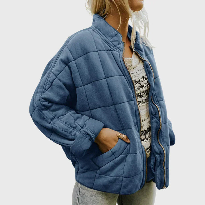 Veste matelassée coupe confort – Bleu