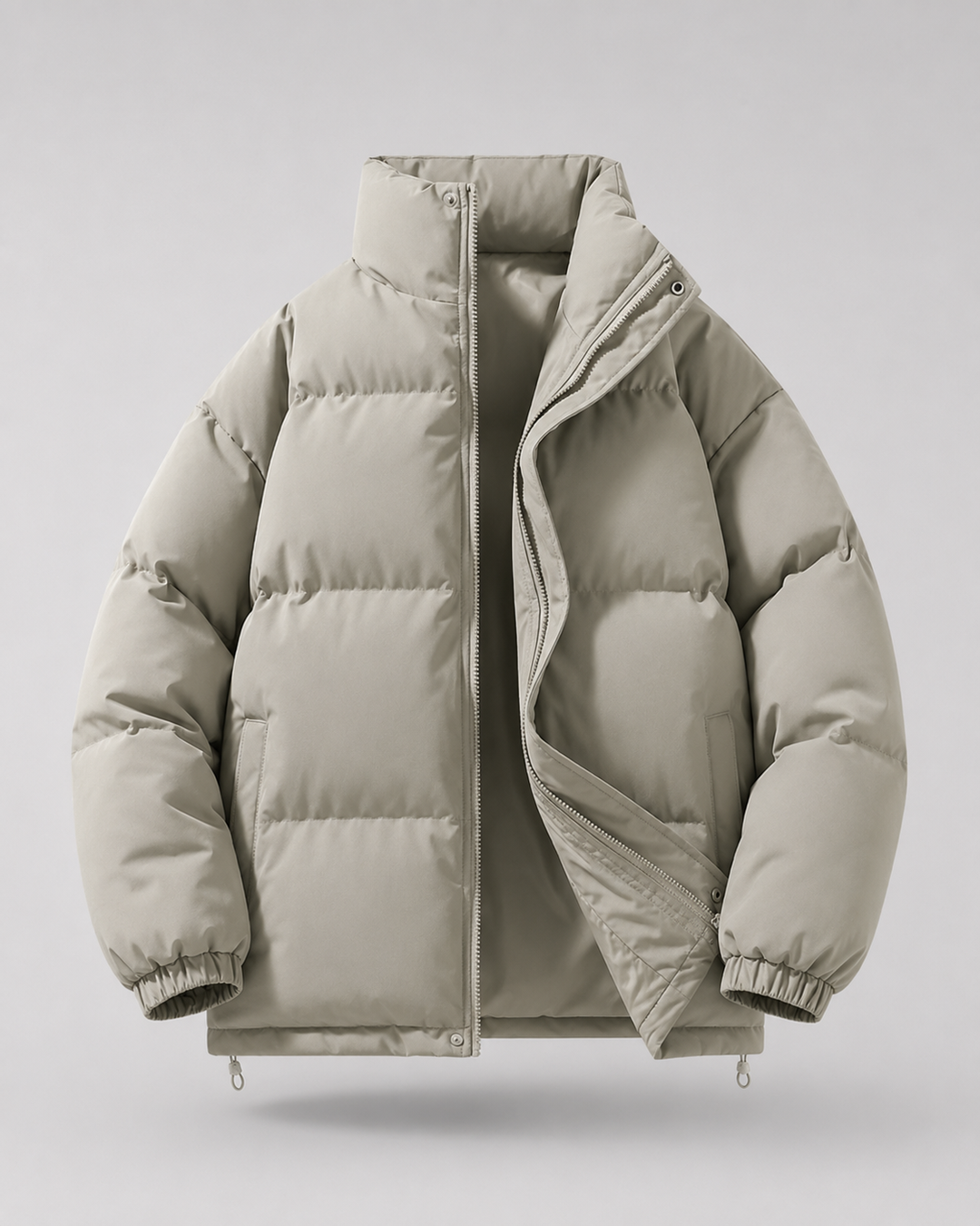 Veste Matelassée Coupe Ample – Vert