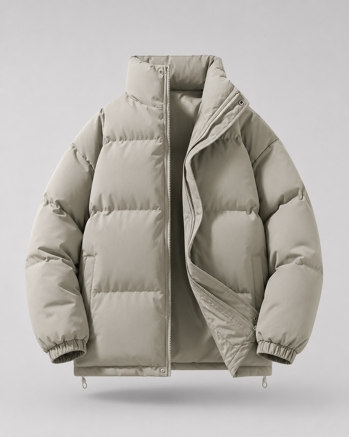 Veste Matelassée Coupe Ample – Vert