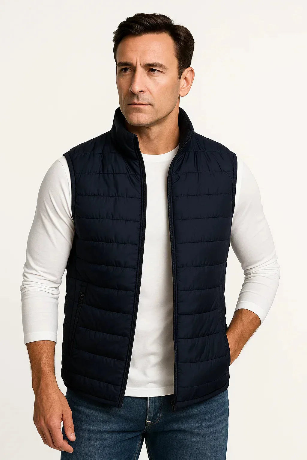 Veste Matelassée Essentielle – Bleu