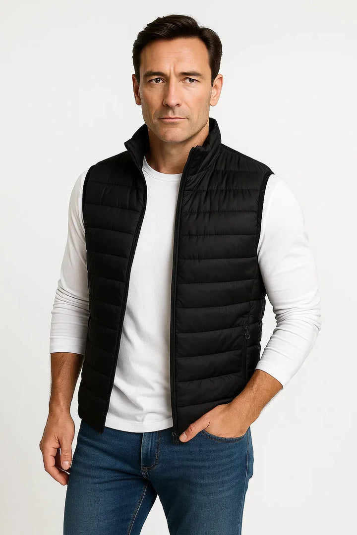Veste Matelassée Essentielle – Noir