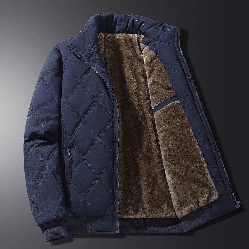 Veste Matelassée et Doublée – Bleu Marine