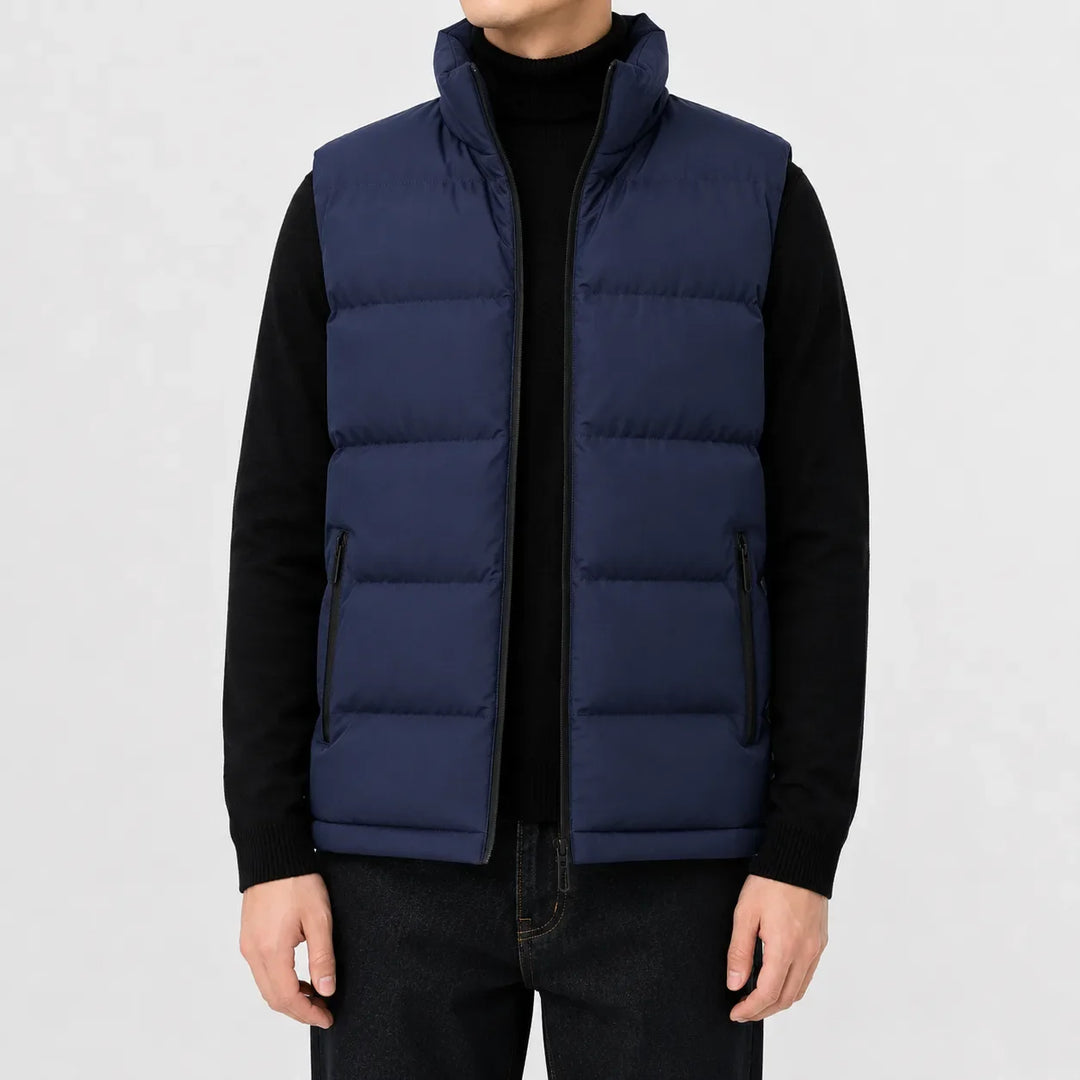 Veste Matelassée pour Homme – Bleu Marine