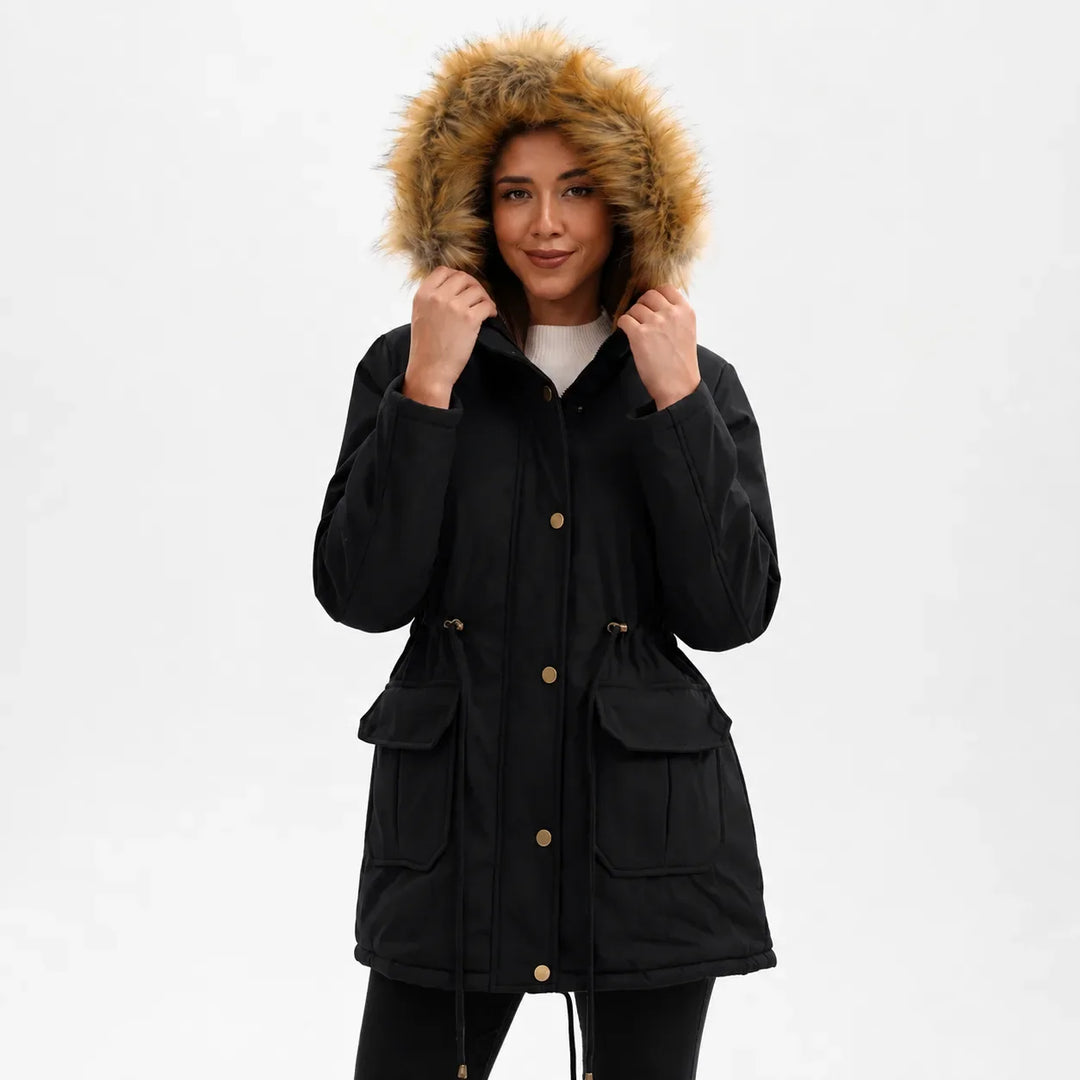 Veste Parka à Taille Ajustable