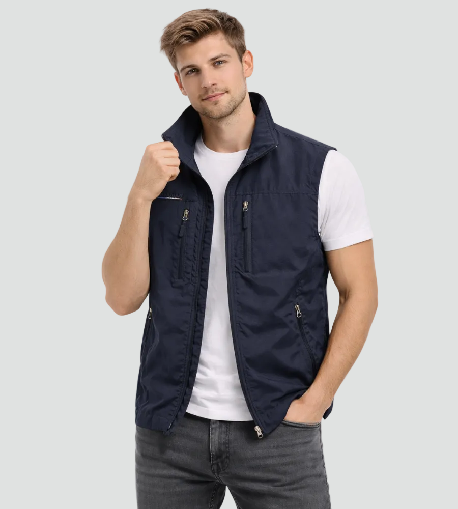 Veste Reporter Col Montant