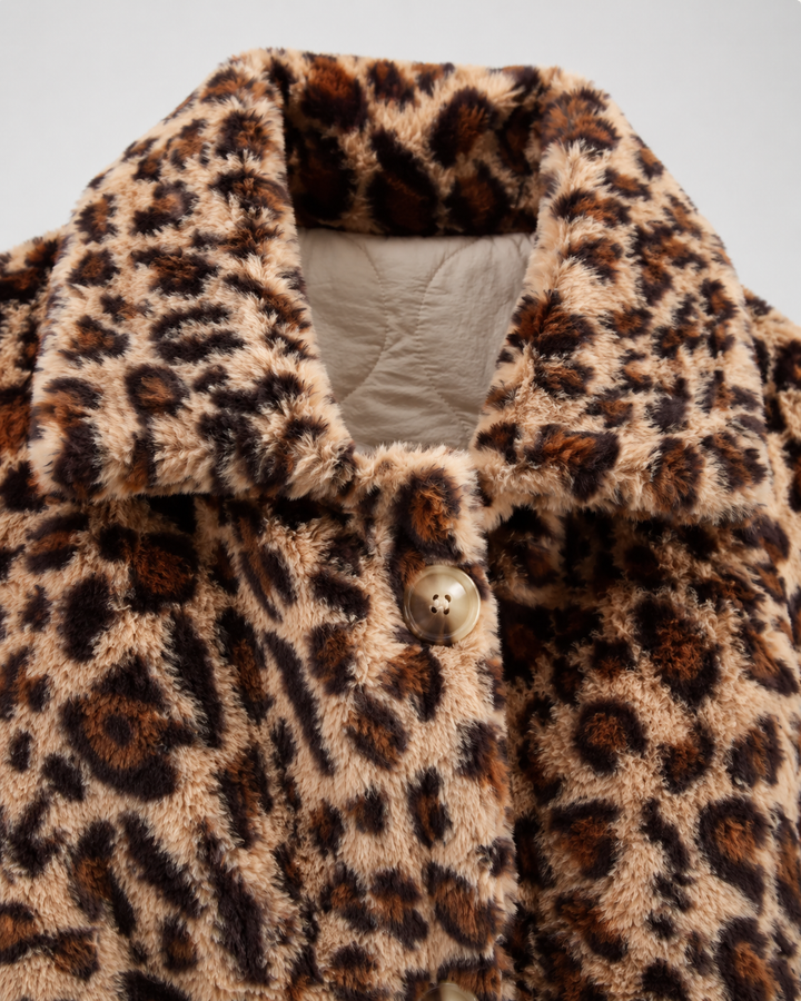 Veste Réversible Imprimé Léopard