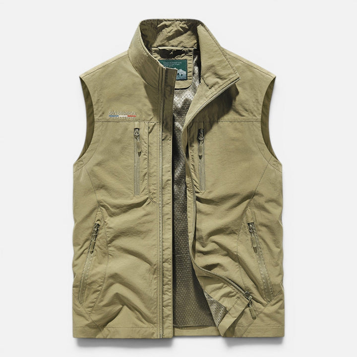 Veste sans Manches Multi-poches – Kaki