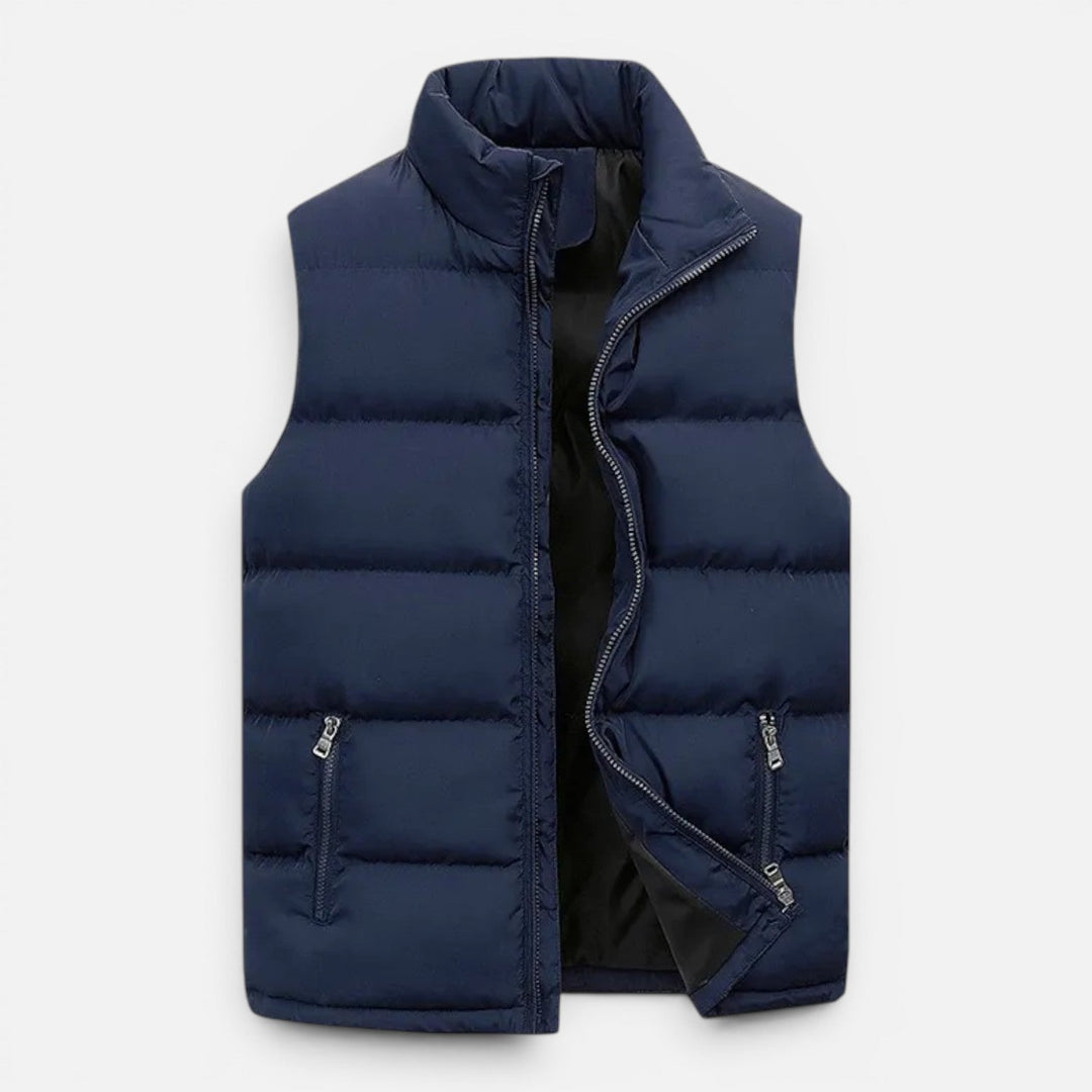 Veste sans Manches Légère – Bleu Marine