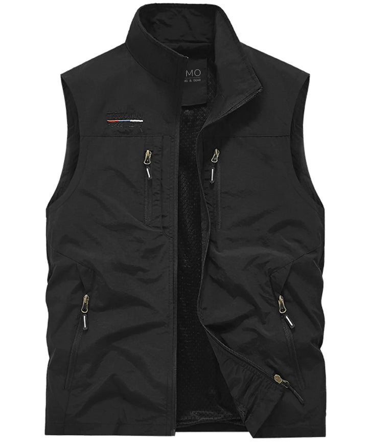 Veste sans Manches Pratique – Noir