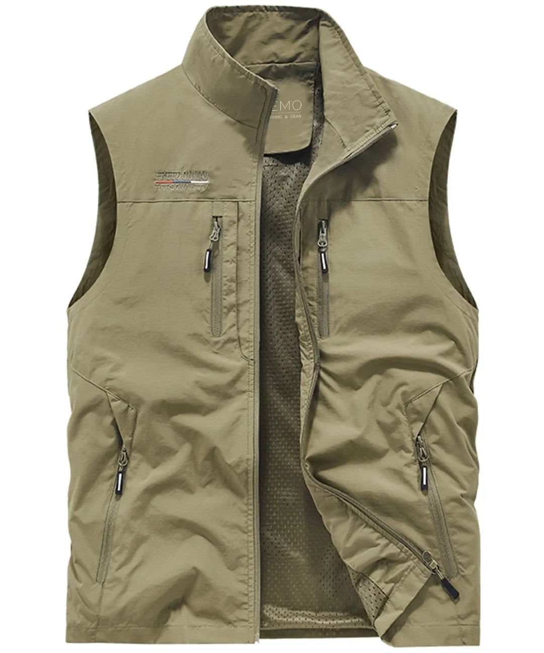 Veste sans Manches Pratique – Kaki