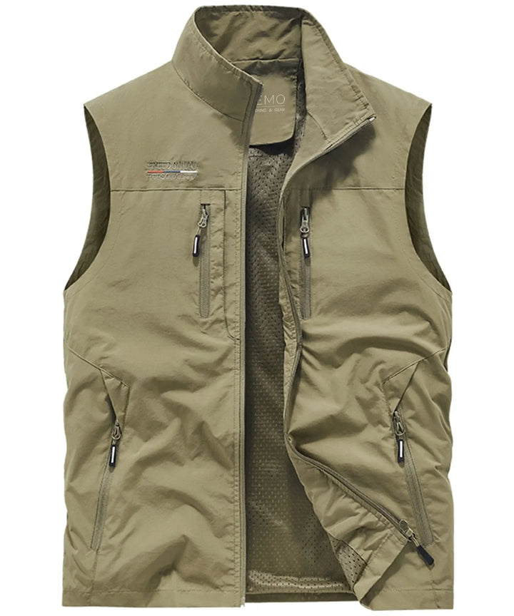 Veste sans Manches Pratique – Kaki