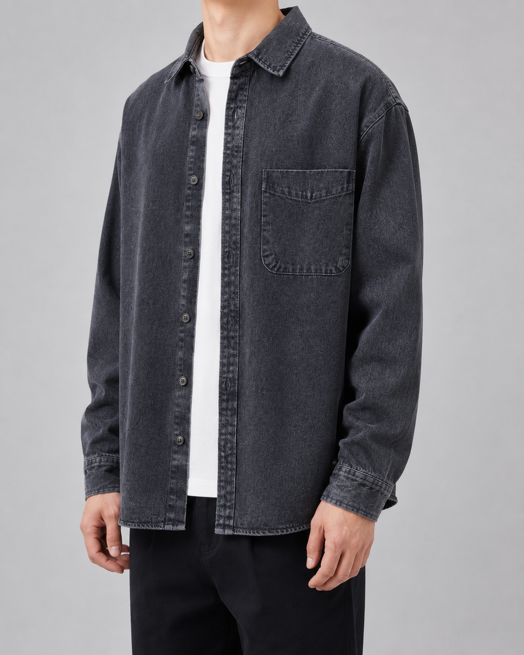Veste Style Chemise Urbaine