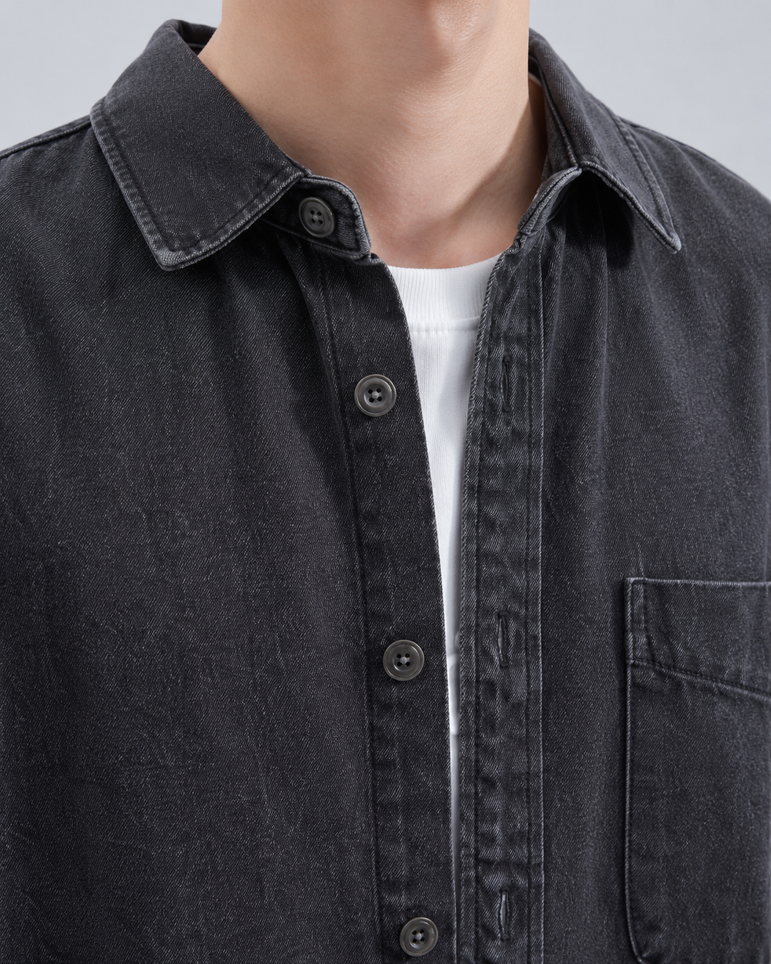 Veste Style Chemise Urbaine