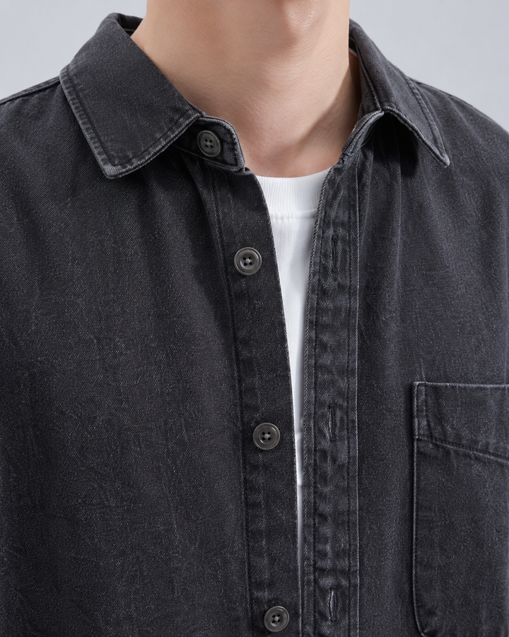 Veste Style Chemise Urbaine