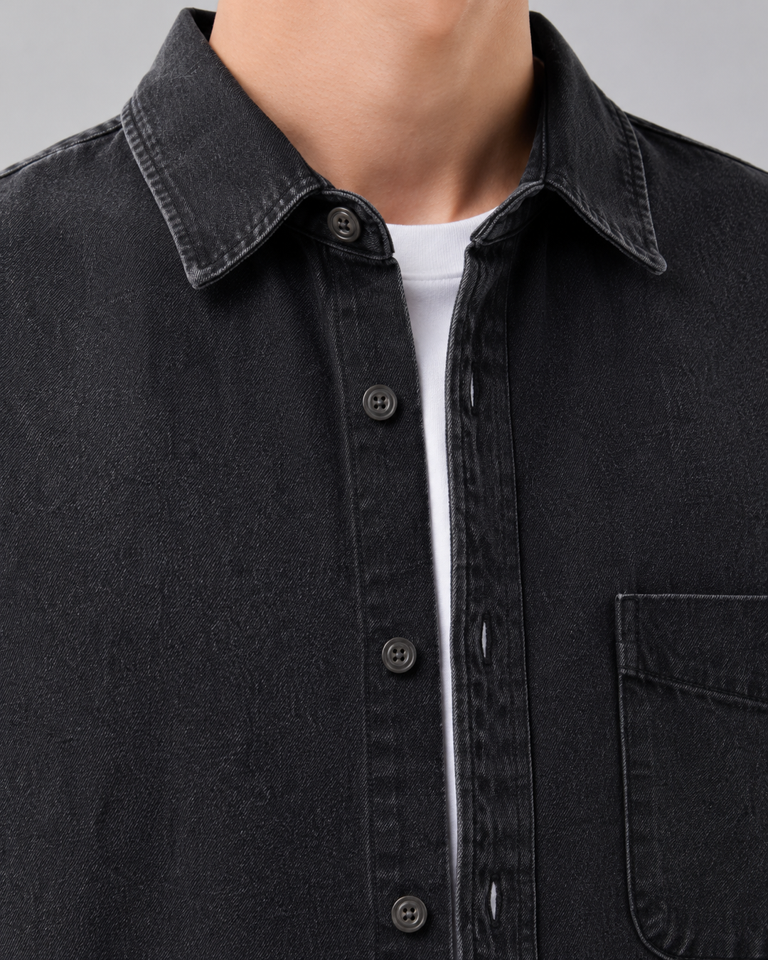 Veste Style Chemise Urbaine