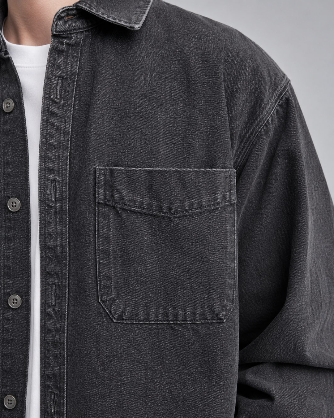 Veste Style Chemise Urbaine