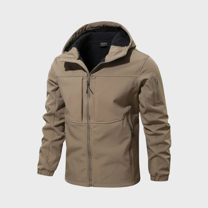 Veste Technique Homme à Capuche – Kaki