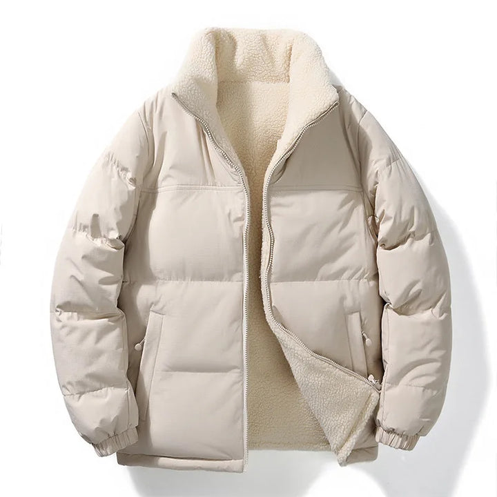 Veste Urbaine à Col Douillet – Kaki