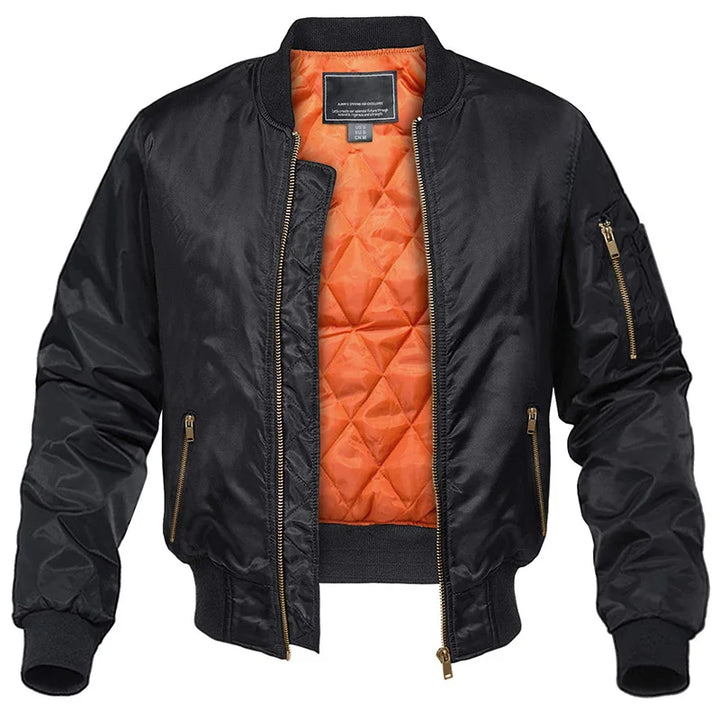 Veste Urbaine Style Aviateur – Noir