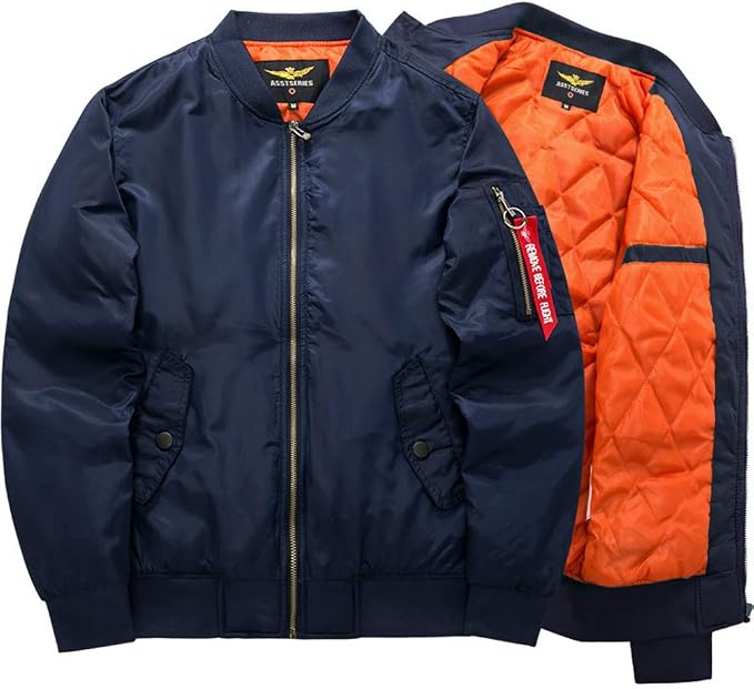 Veste Urbaine Style Aviateur – Bleu Foncé