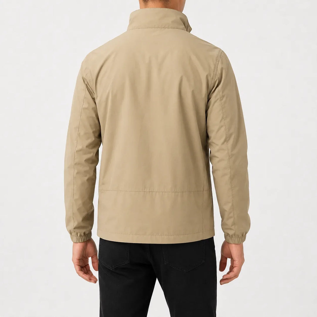 Veste Zippée à Col Montant