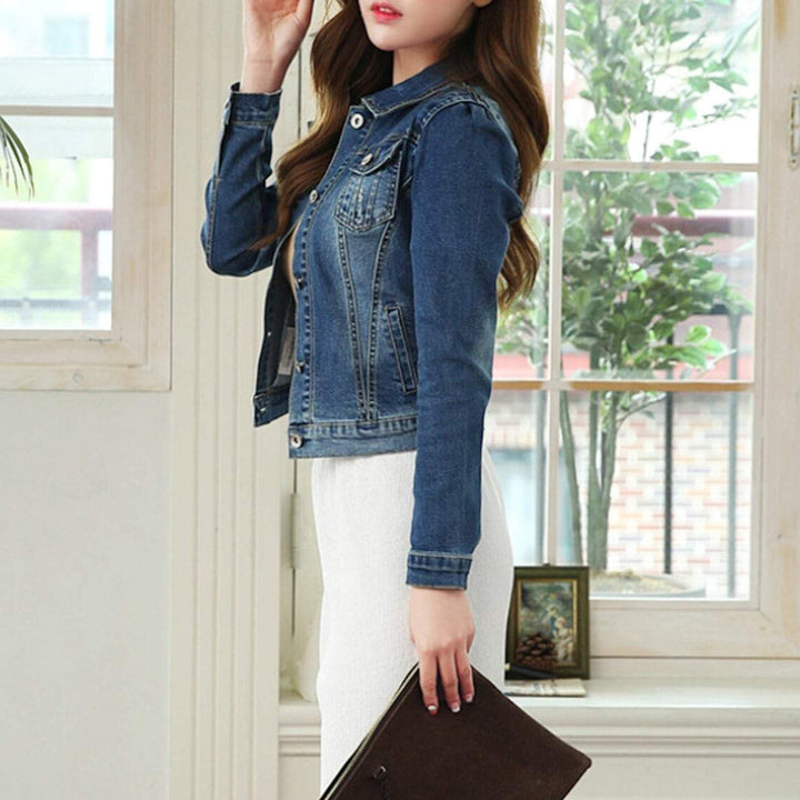 Veste en Jean Ajustée | Style Classique | Confort et Élégance